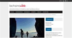 Desktop Screenshot of lachaineweb.com